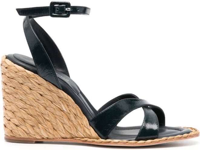 Paloma Barceló Ales leren sleehakken Blauw