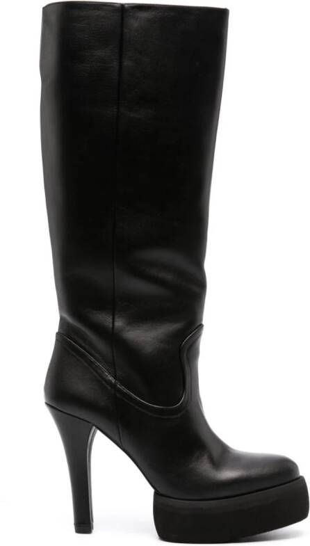 Paloma Barceló Hella laarzen met ronde neus Zwart