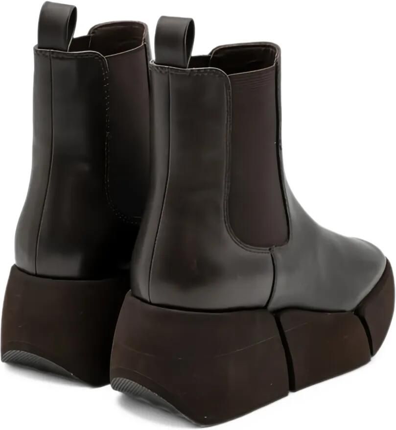 Paloma Barceló Amy platform Chelsea boots Bruin - Foto 2