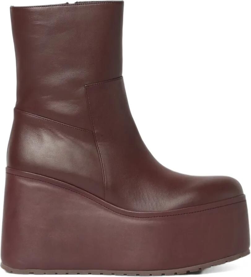 Paloma Barceló Barta wedge boots Rood