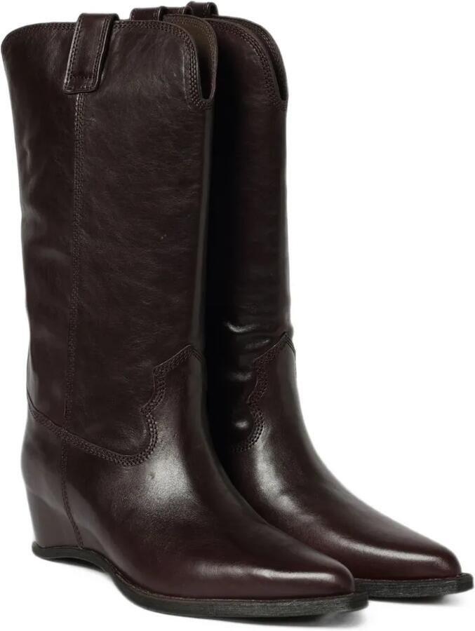 Paloma Barceló Gale pointed-toe leather boots Rood - Foto 2