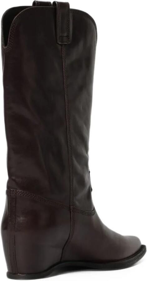 Paloma Barceló Gale pointed-toe leather boots Rood - Foto 3