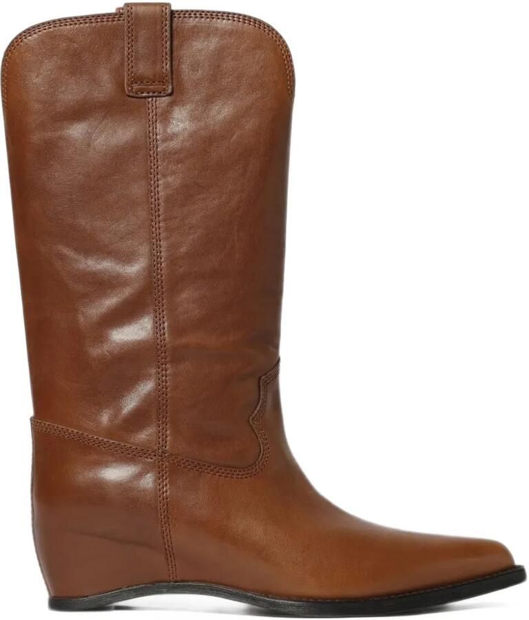 Paloma Barceló Gale pointed-toe wedge boots Bruin