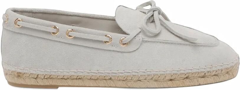 Paloma Barceló Isis suede loafers Wit