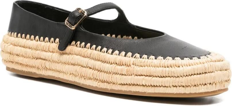 Paloma Barceló Olimpia espadrilles met gesp Zwart - Foto 3