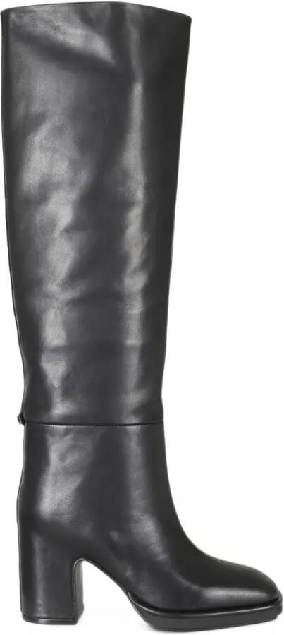 Paloma Barceló Ophelia leather boots Zwart