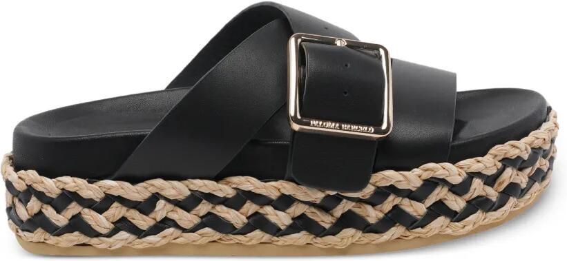 Paloma Barceló Sandalen met gespdetail Zwart