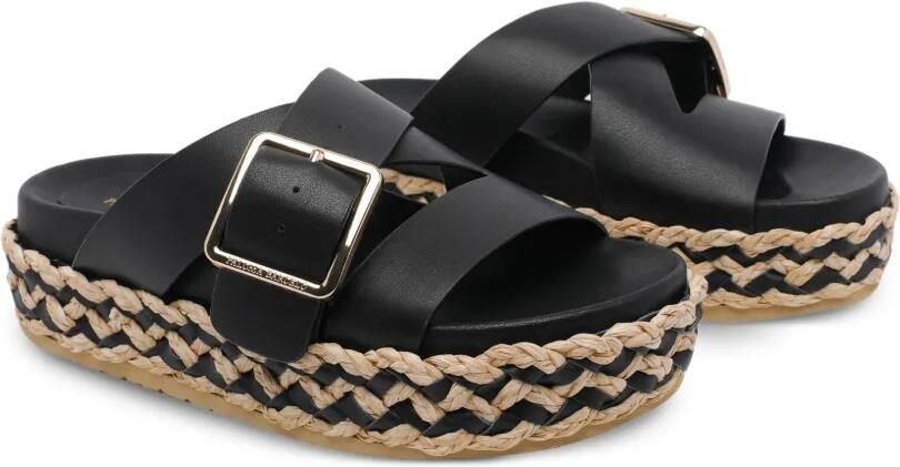 Paloma Barceló Sandalen met gespdetail Zwart