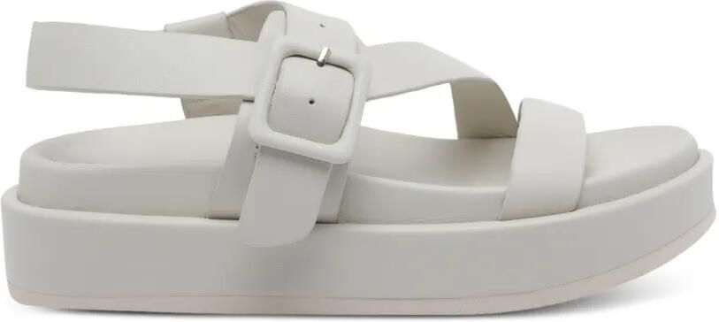 Paloma Barceló Sandalen met ronde neus en gesp Wit