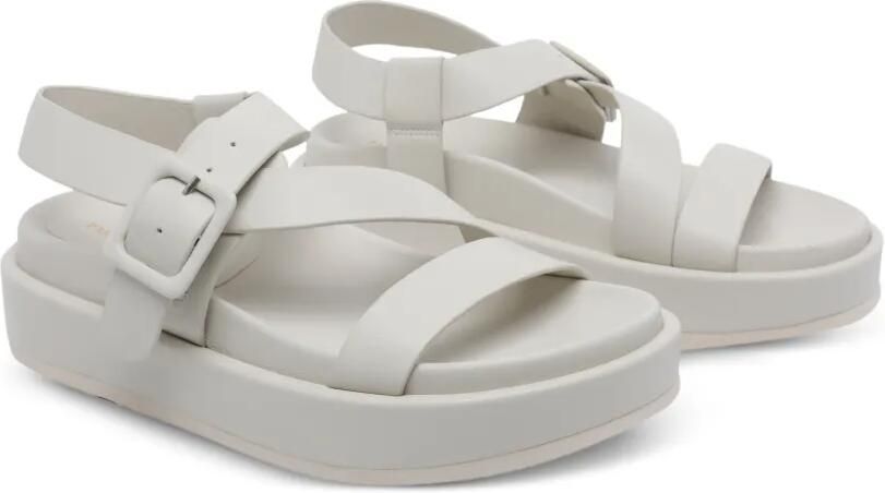 Paloma Barceló Sandalen met ronde neus en gesp Wit - Foto 4