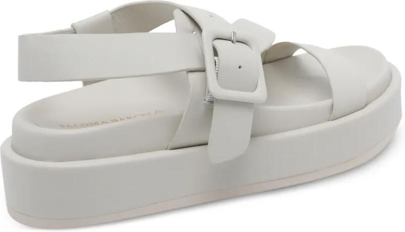 Paloma Barceló Sandalen met ronde neus en gesp Wit - Foto 3