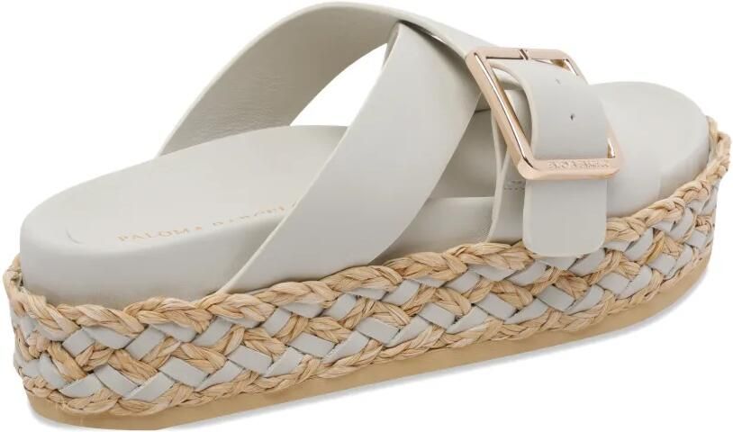 Paloma Barceló Vienna Calidis sandalen met gespdetail Wit - Foto 3