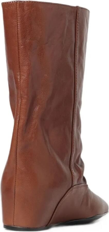 Paloma Barceló Vivian slouchy wedge ankle boots Bruin - Foto 3