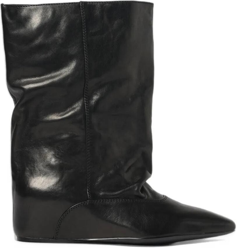 Paloma Barceló Vivian wedge-heel boots Zwart