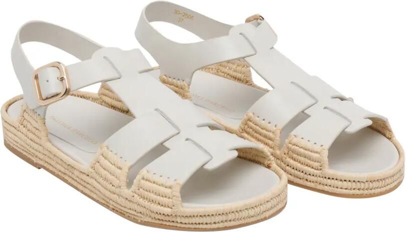 Paloma Barceló Yuka Calidis sandalen met gespsluiting Wit - Foto 3