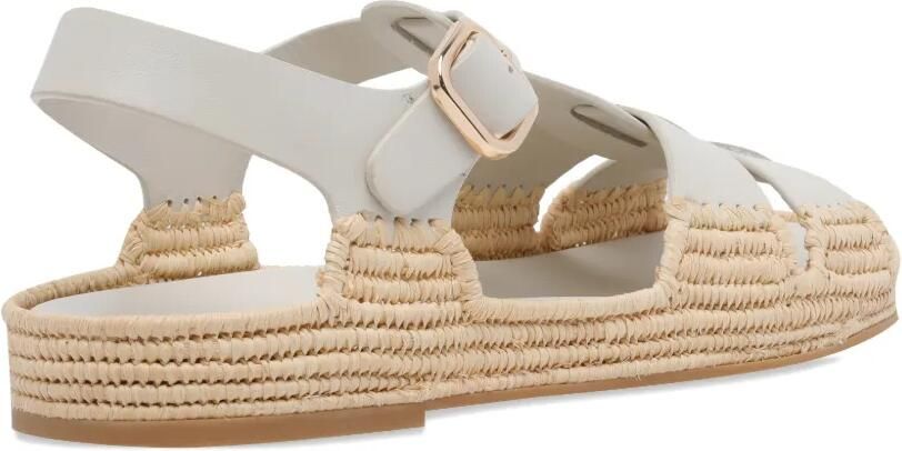Paloma Barceló Yuka Calidis sandalen met gespsluiting Wit - Foto 4