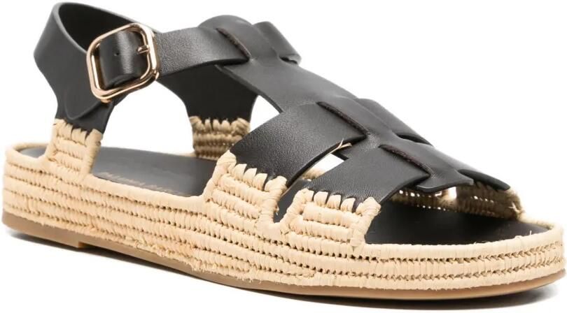 Paloma Barceló Yuka leren sandalen Bruin - Foto 2