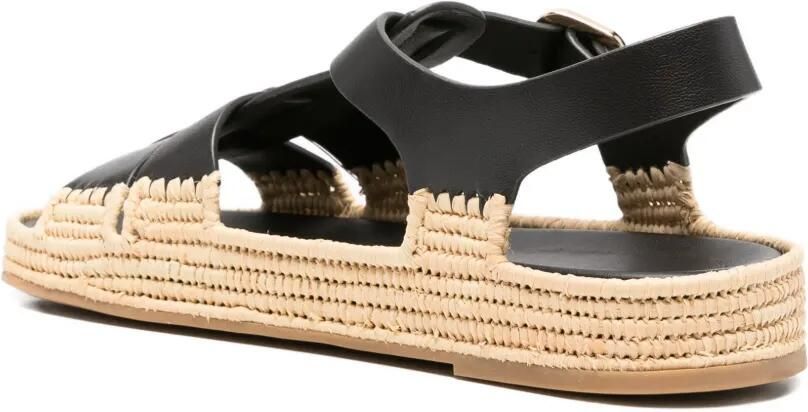 Paloma Barceló Yuka leren sandalen Bruin - Foto 3