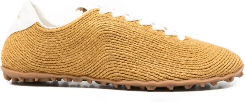 Palomitas By Paloma Barcelò Hester geweven sneakers Beige
