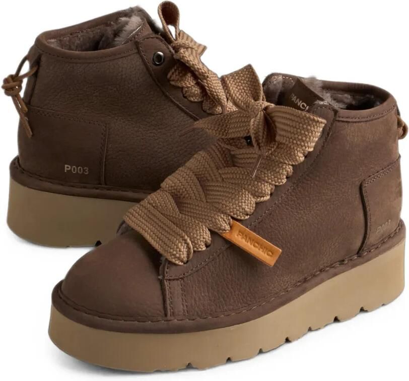 PANCHIC P003 nubuck leren sneakers Bruin - Foto 2