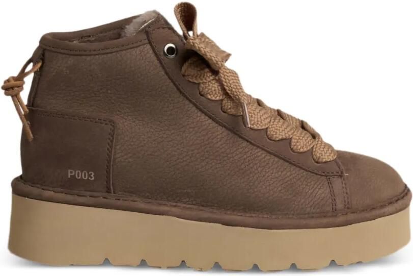 PANCHIC P003 nubuck leren sneakers Bruin - Foto 3