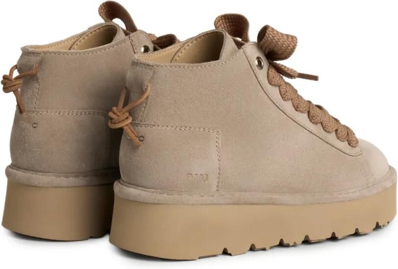 PANCHIC P003 suède sneakers met plateauzool Beige - Foto 4