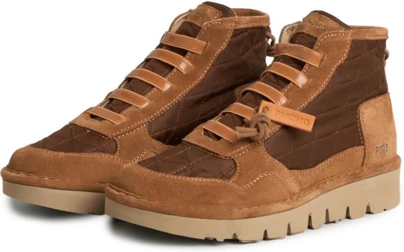 PANCHIC P005 sneakers met gewatteerd vlak Bruin - Foto 4