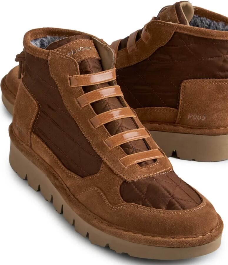 PANCHIC P005 sneakers met gewatteerd vlak Bruin - Foto 2