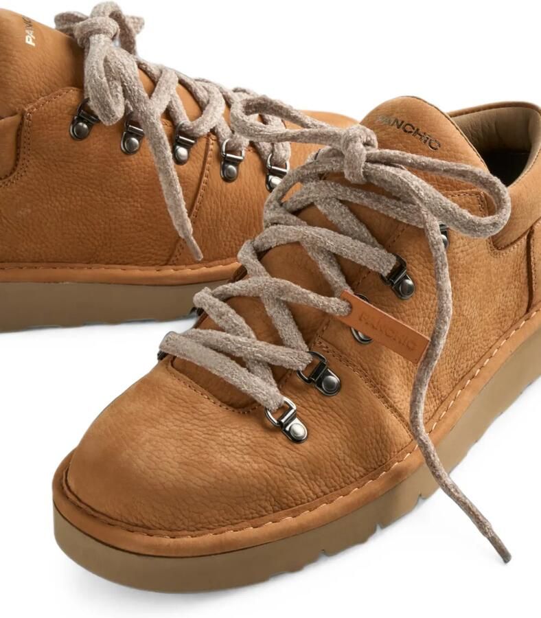 PANCHIC P007 nubuck leren sneakers Bruin