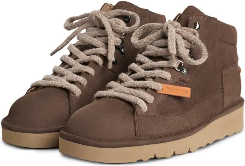 PANCHIC P007 nubuck leren sneakers Bruin - Foto 3