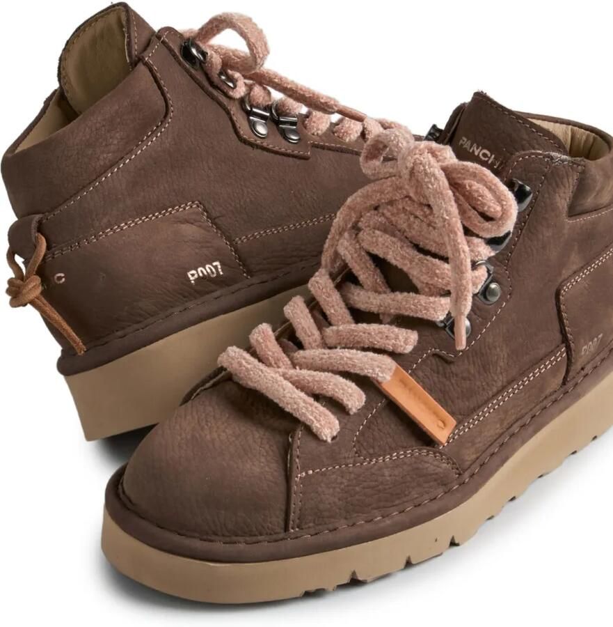 PANCHIC P007 nubuck leren sneakers Bruin - Foto 2