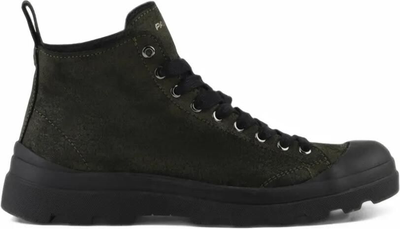 PANCHIC P03 waxed suede boots Groen