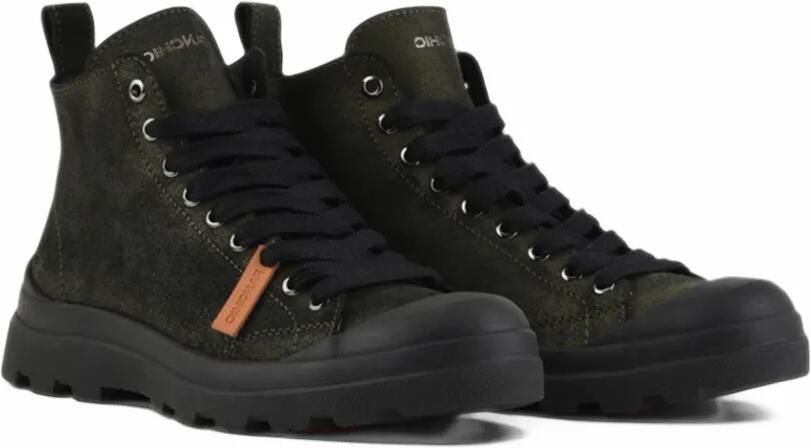PANCHIC P03 waxed suede boots Groen - Foto 3