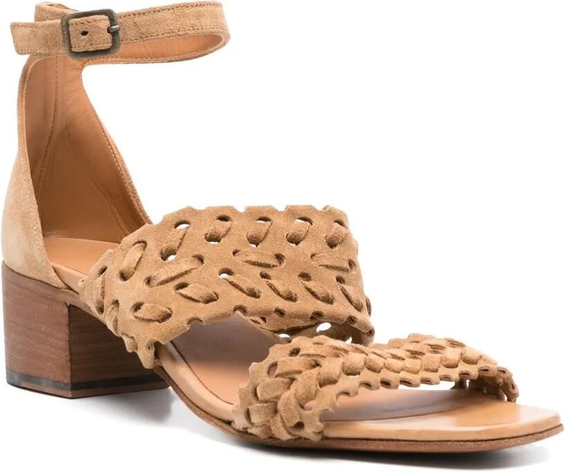 Pantanetti 50mm suède sandalen Beige - Foto 2