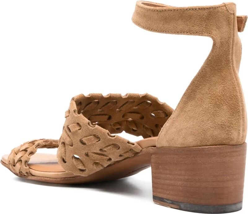 Pantanetti 50mm suède sandalen Beige - Foto 3