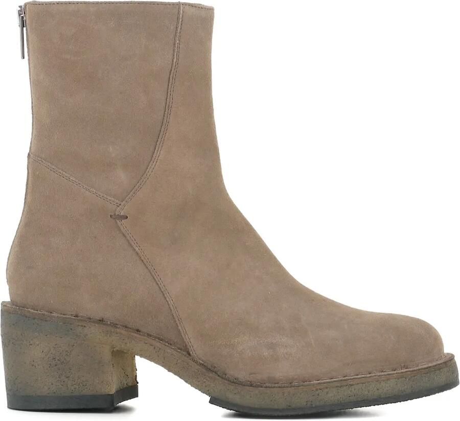 Pantanetti 60 mm suède enkellaarzen Beige