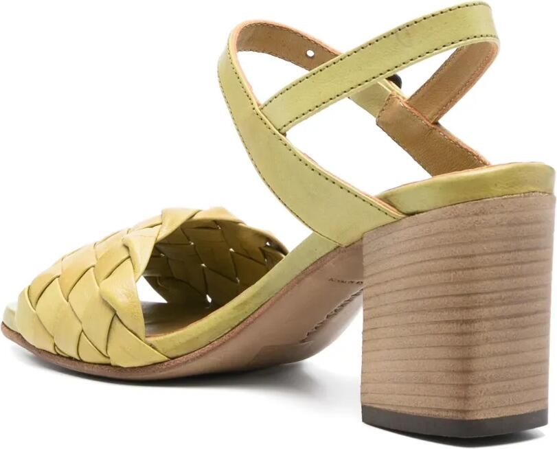 Pantanetti 70 mm geweven sandalen Groen - Foto 3