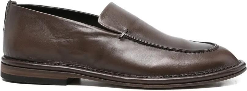 Pantanetti Leren loafers Bruin