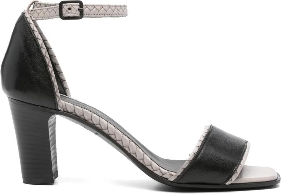 Pantanetti Leren sandalen Zwart