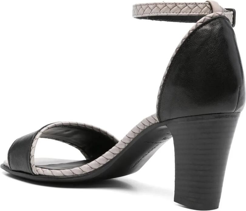Pantanetti Leren sandalen Zwart - Foto 2