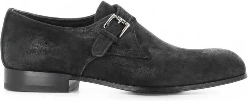 Pantanetti Loafers met gespsluiting Zwart