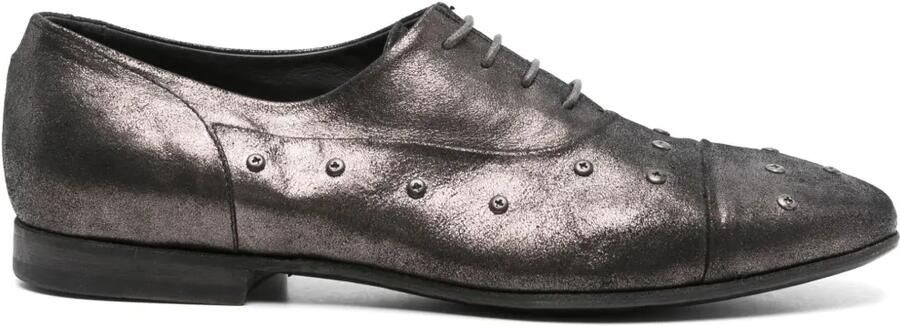Pantanetti Metallic derby schoenen Grijs