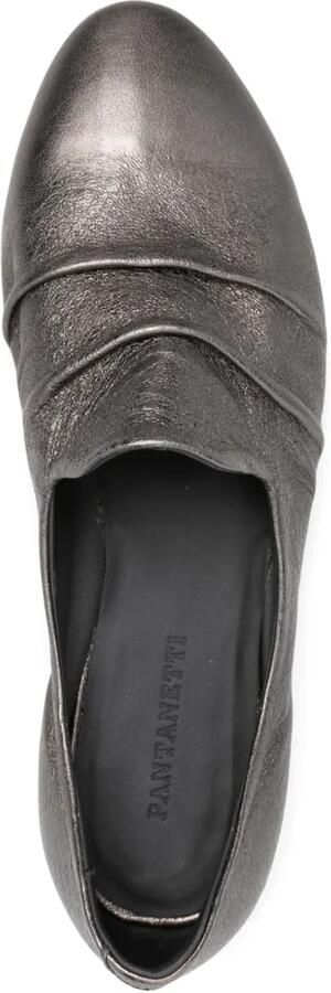 Pantanetti Metallic loafers Grijs - Foto 4