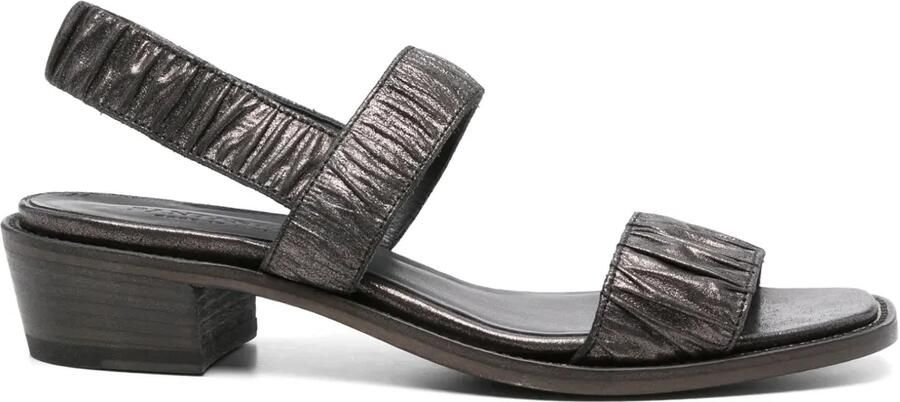Pantanetti Metallic sandalen Grijs