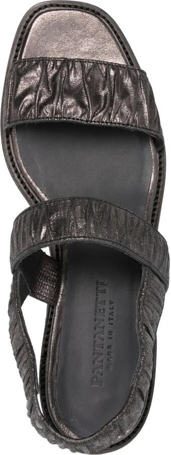 Pantanetti Metallic sandalen Grijs - Foto 4