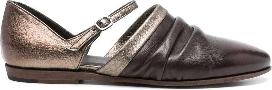 Pantanetti Metallic sandalen Zwart