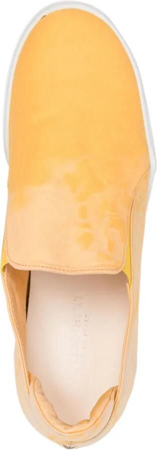 Pantanetti Sneakers met tie-dye print Geel - Foto 4