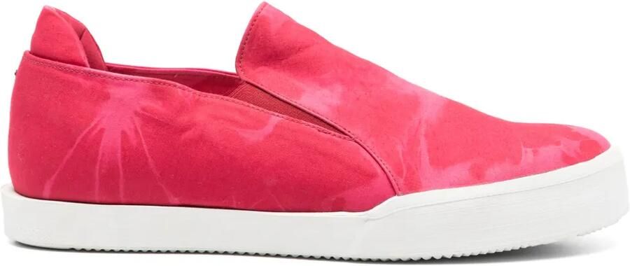Pantanetti Sneakers met tie-dye print Rood