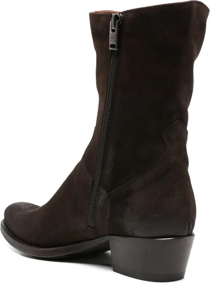 Pantanetti Suède cowboylaarzen Bruin