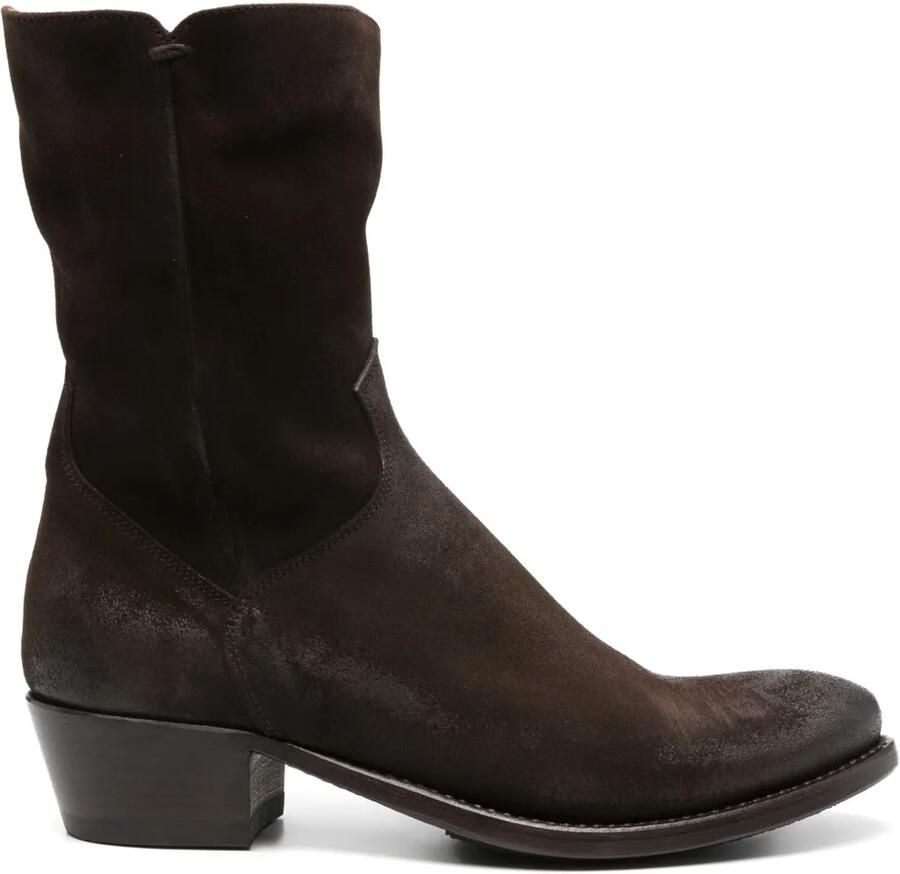 Pantanetti Suède cowboylaarzen Bruin - Foto 2